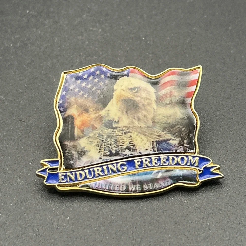Operation Enduring Freedom United States‎ Of America Lapel Hat Pin